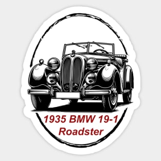 1935 319-1 Roadster Sticker